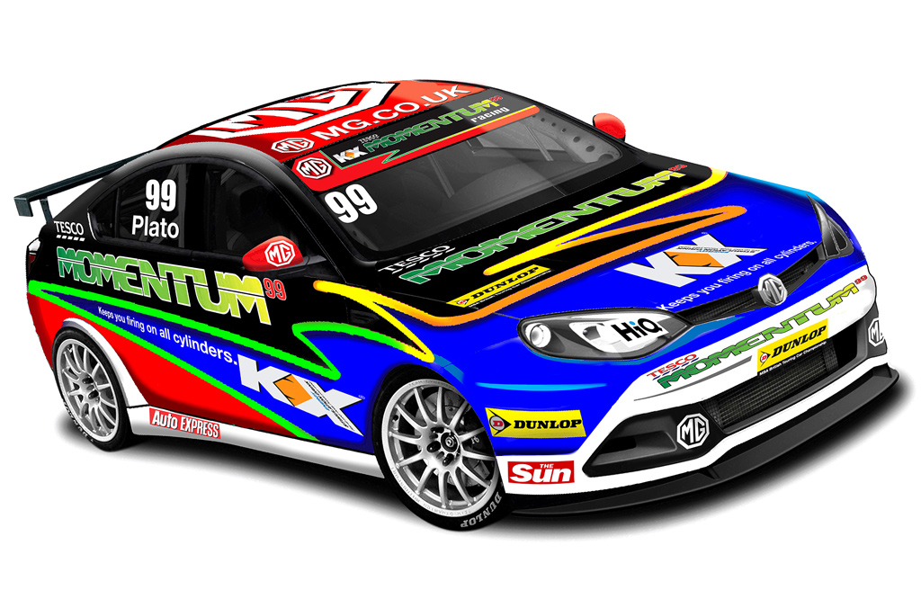 Her er den nye MG6 GT.
(Foto: BTCC Media)